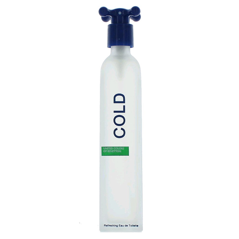 Bottle of Cold by Benetton, 3.4 oz Eau De Toilette Spray Unisex